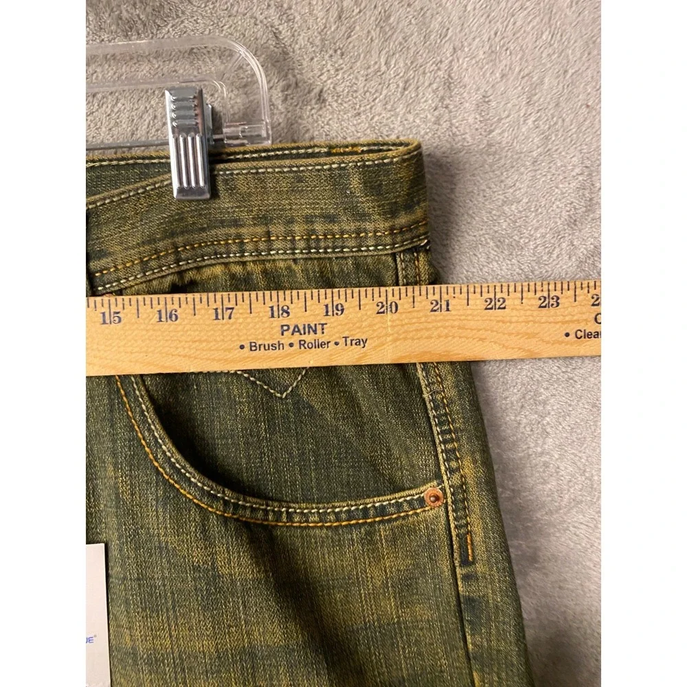 Royal Blue Relaxed Fit Jeans Men's 40x32 Brown Wash Denim Straight Leg NWT